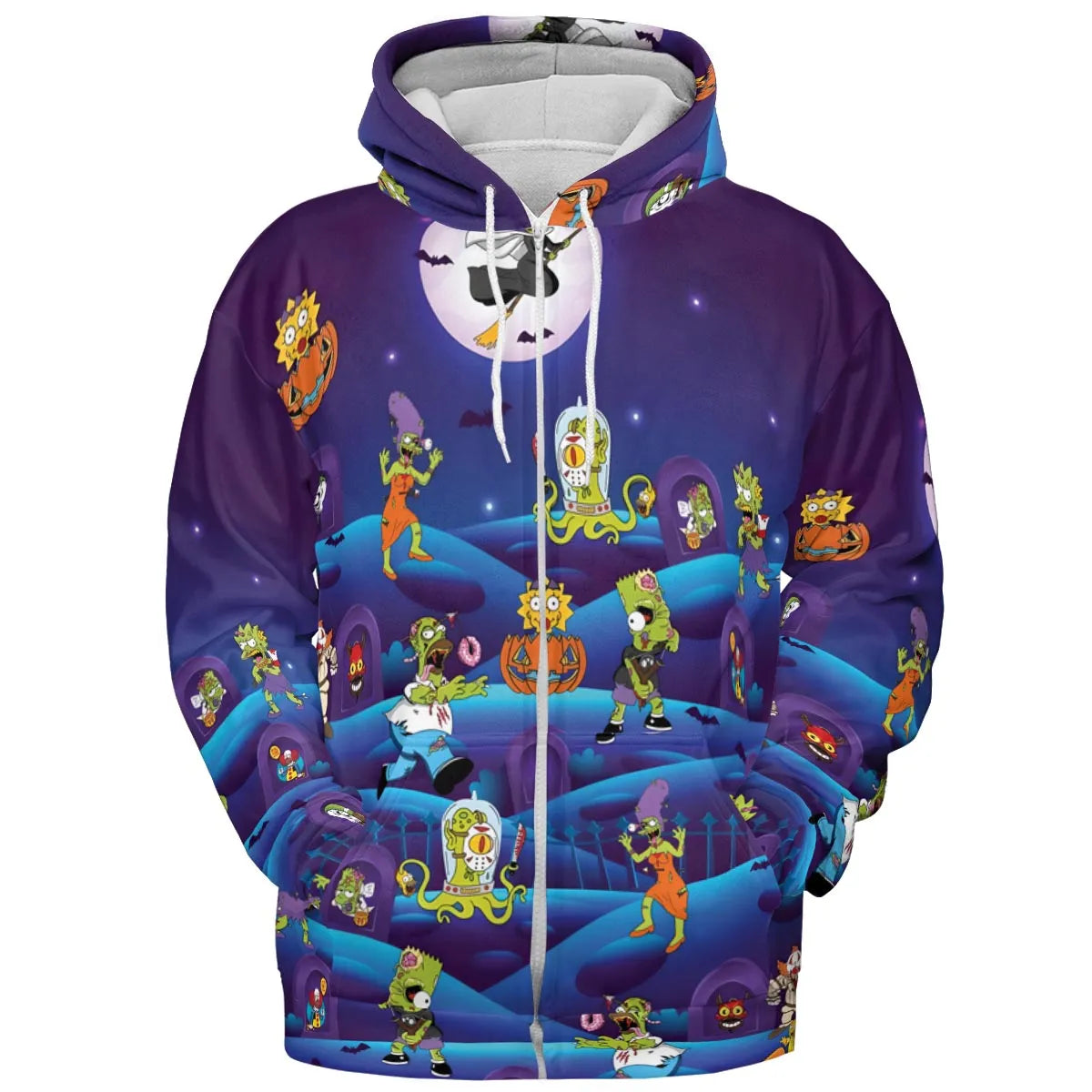 Horror Night The Simpsons All-over Print Hoodie