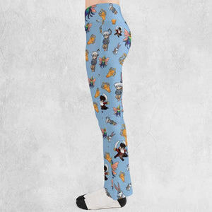 Rise of the Guardians Characters Flare Leggings
