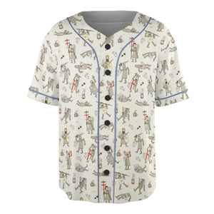 Bad Tempered Rodents Monty Python Unisex Baseball Jersey