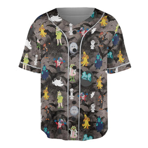 Muppet Haunted Unisex Baseball Jersey