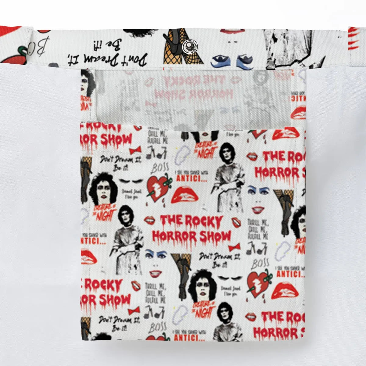 The Rocky Horror Picture Show Pattern Large Tote Bag