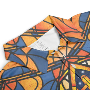 Stained Glass Star Trek AOP Men/Women Polo Shirt