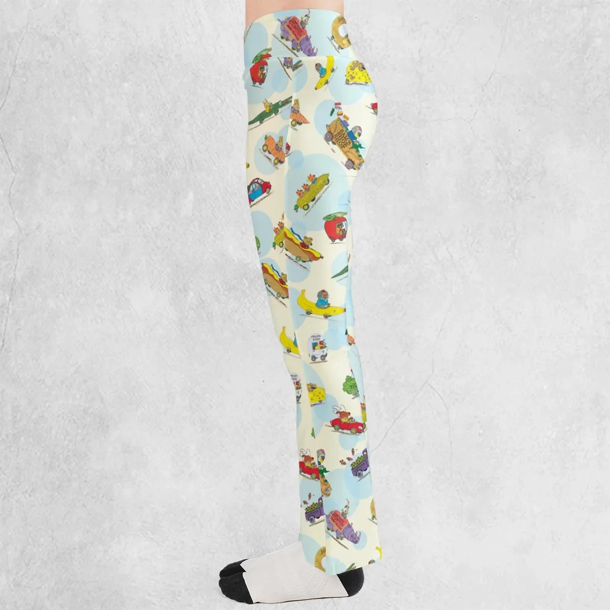 The Busy World of Richard Scarry Flare Leggings
