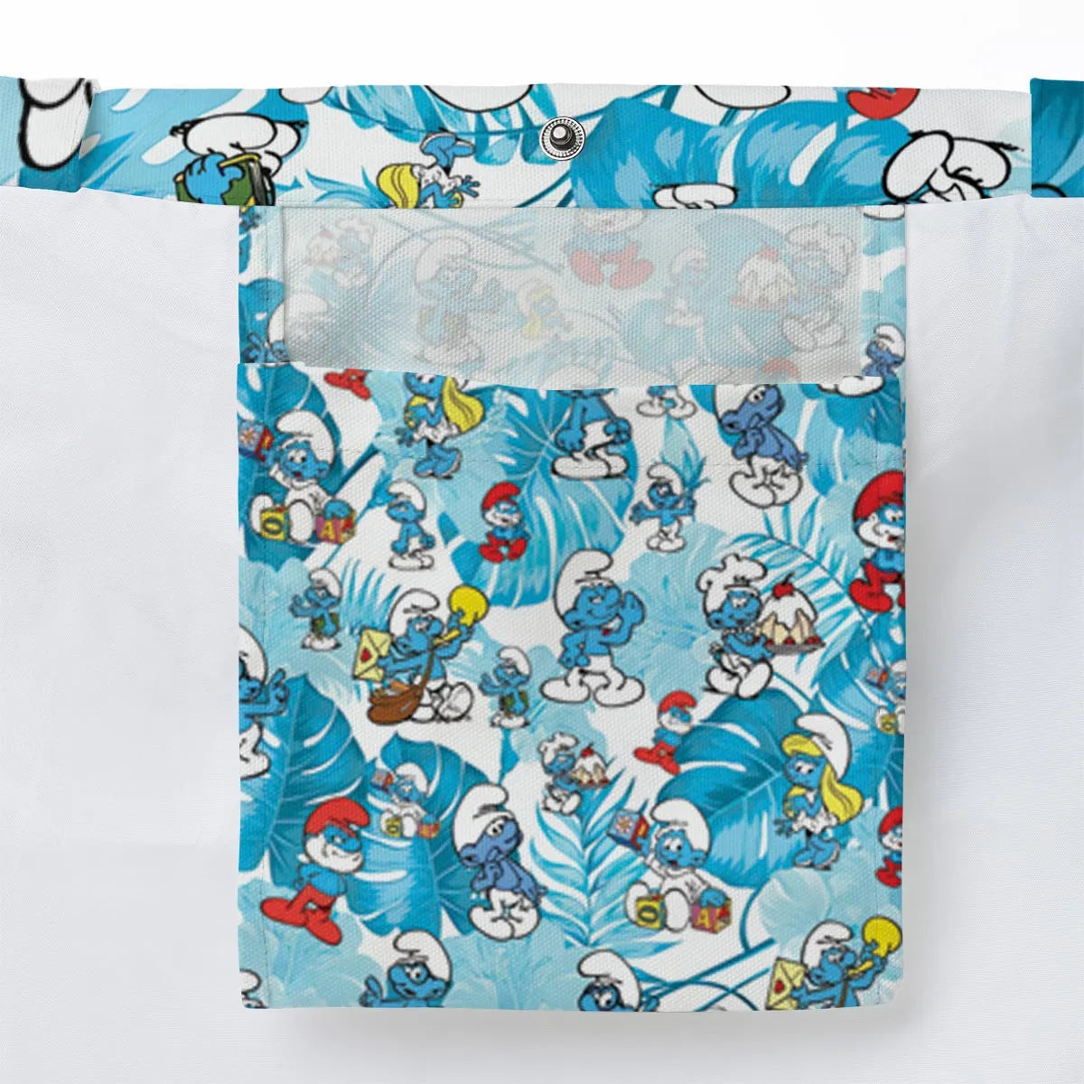 The Smurfs Pattern Large Tote Bag