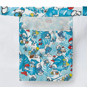 The Smurfs Pattern Large Tote Bag