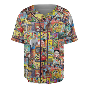 Retro Land TV Shows Unisex Baseball Jersey