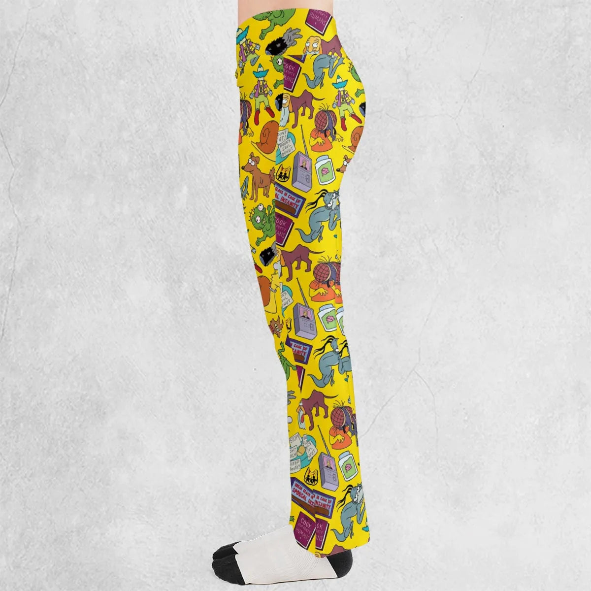 Treehouse of Horror The Simpson Flare Leggings