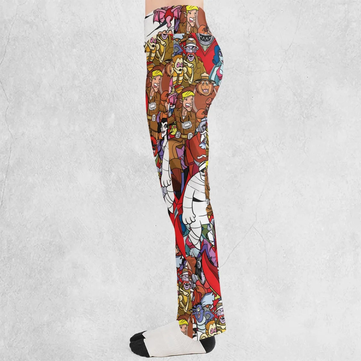 Ghostbusters Animated Series Characters Flare Leggings