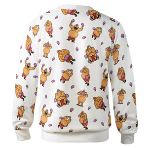 King Hippo Punch Out Cardigan