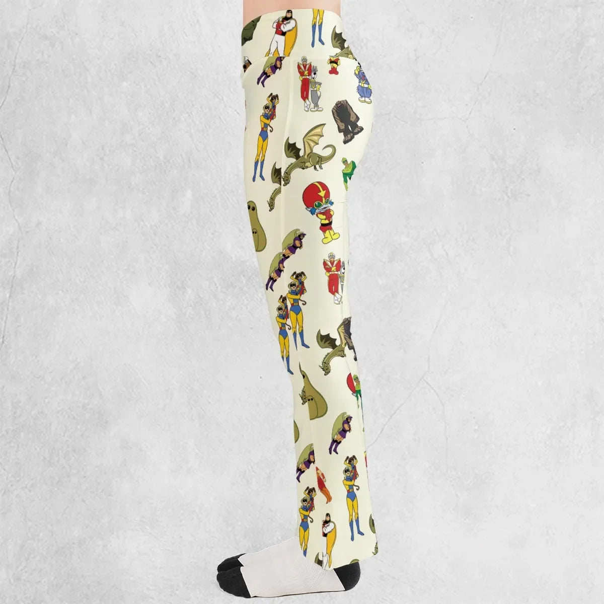 Herculoids and The Rest Of Hanna Barbera Space Stars Flare Leggings
