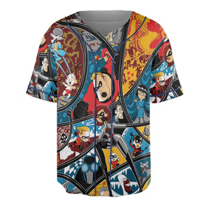 The Incredibles cartoon Unisex Baseball Jersey