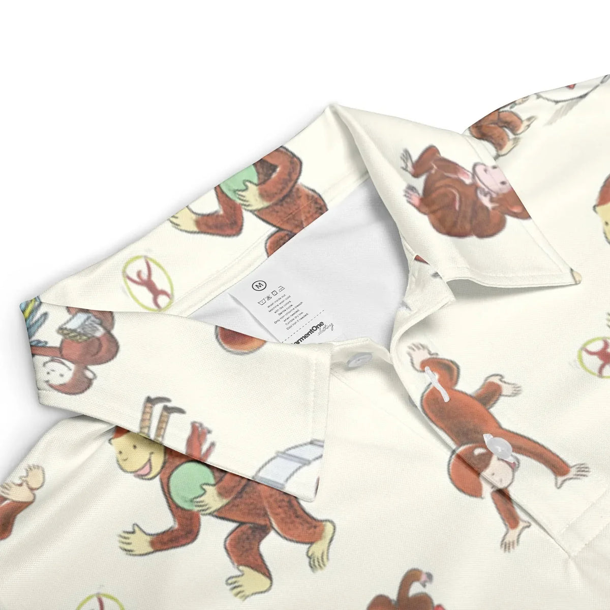Riotsociety Curious George AOP Men/Women Polo Shirt