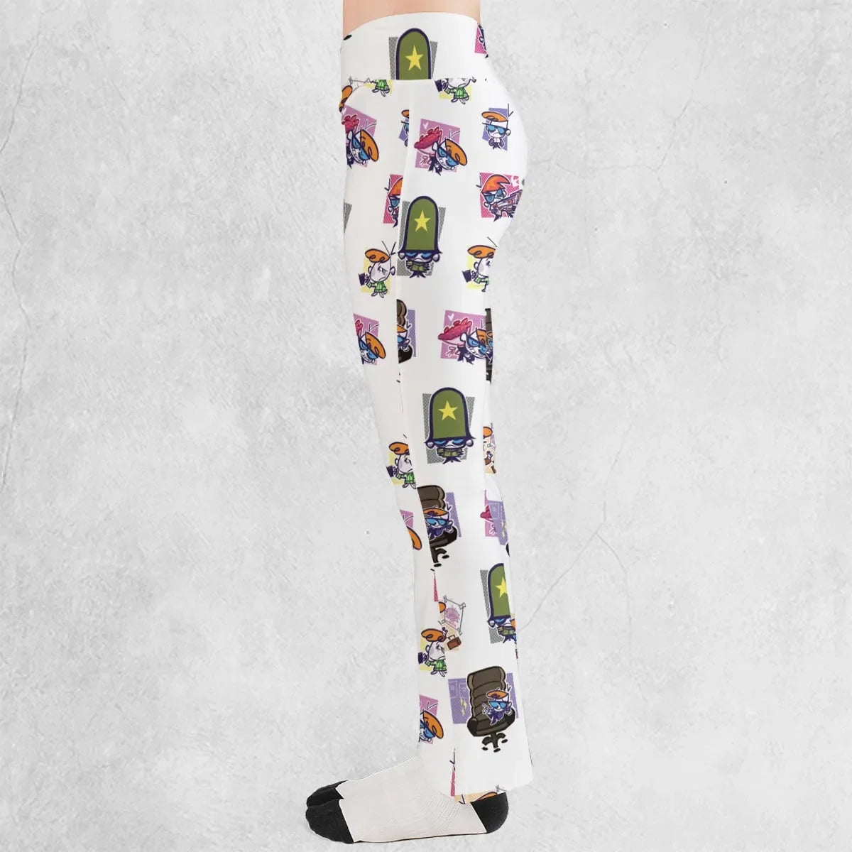 Dexter's Laboratory Characters Flare Leggings