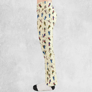 Carl In Masters Of The Universe Pattern Flare Leggings