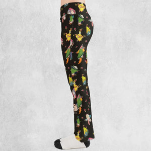 Rocko's Modern Life Pattern Flare Leggings