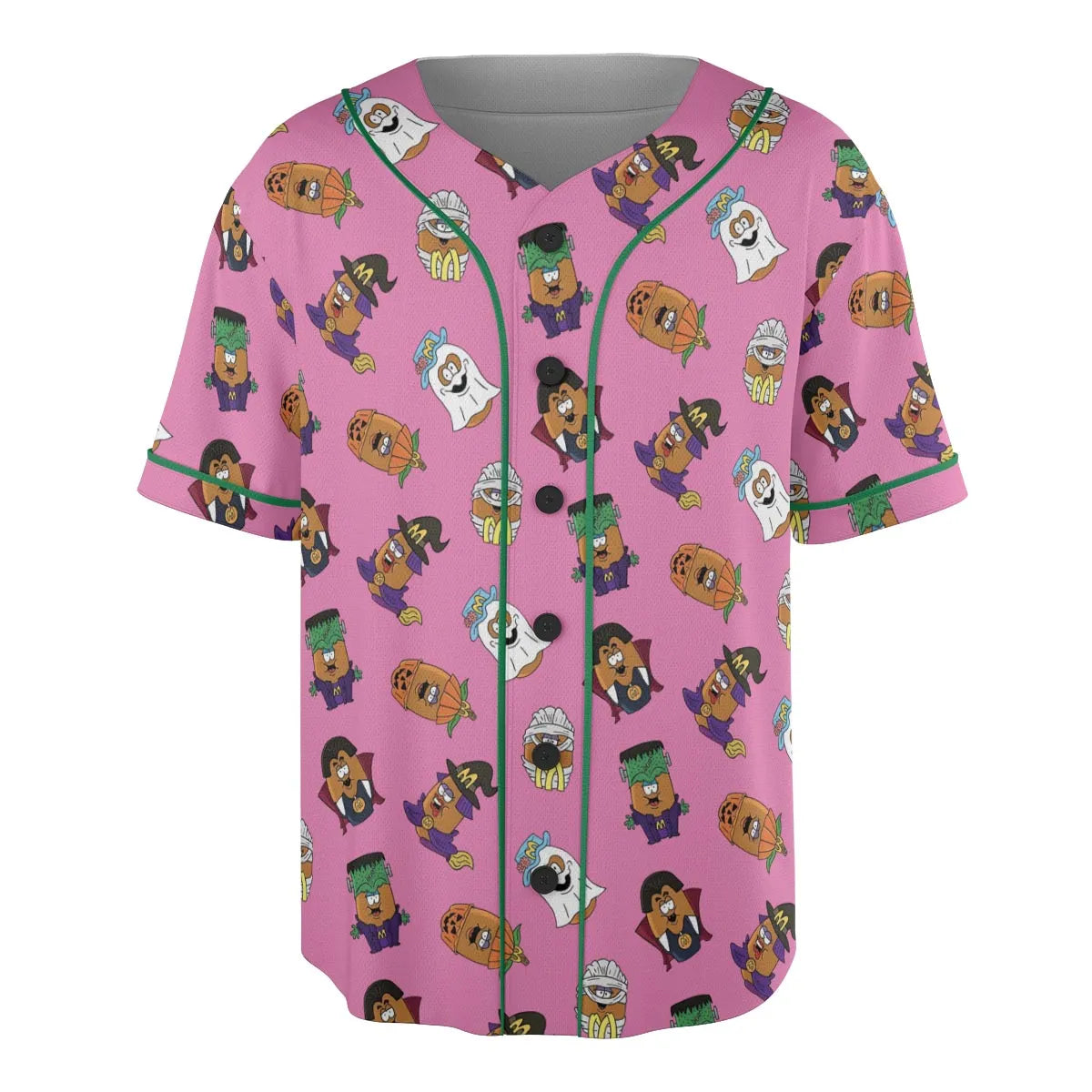 Halloween McNugget Buddies Unisex Baseball Jersey