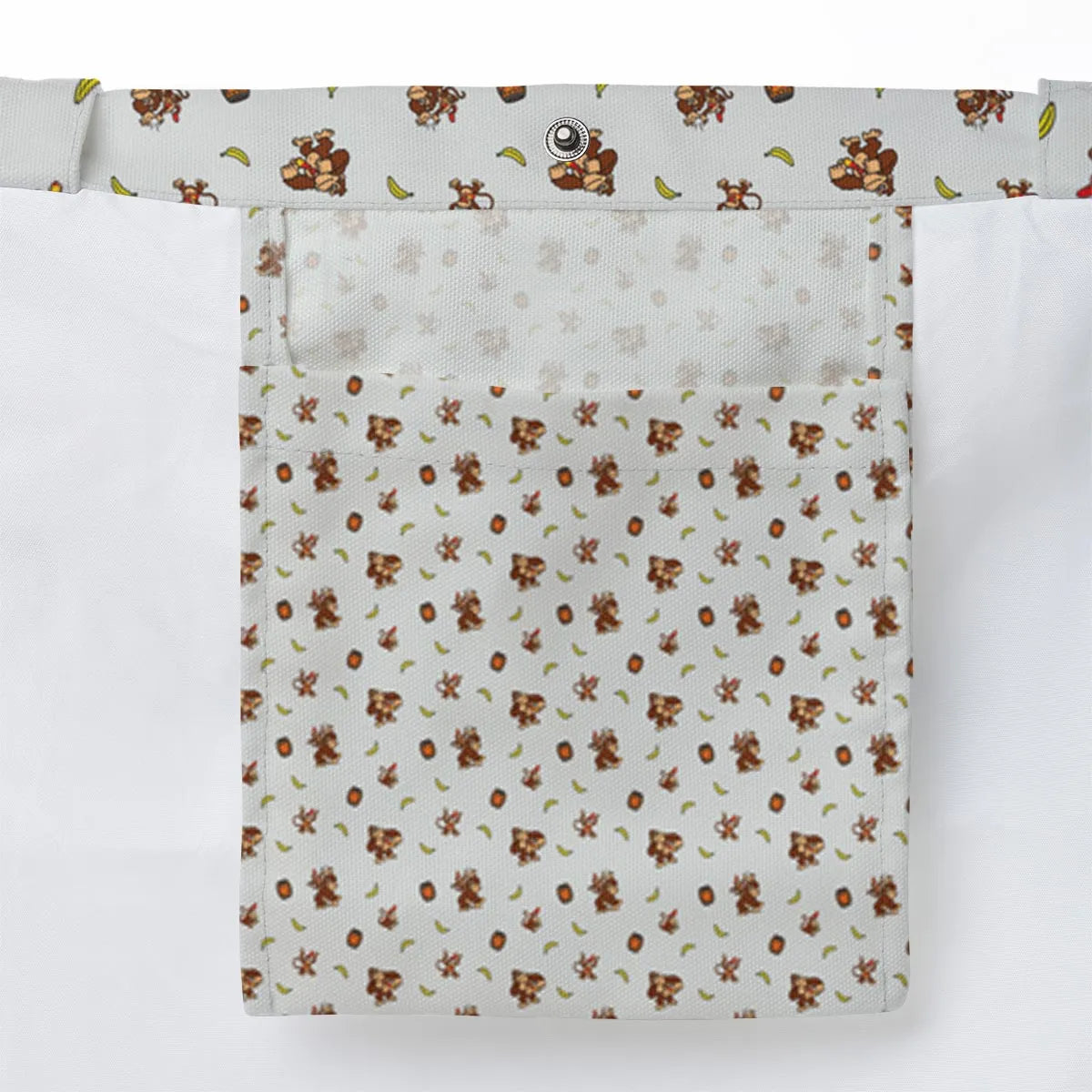 Nintendo Donkey Kong Characters Pattern Large Tote Bag