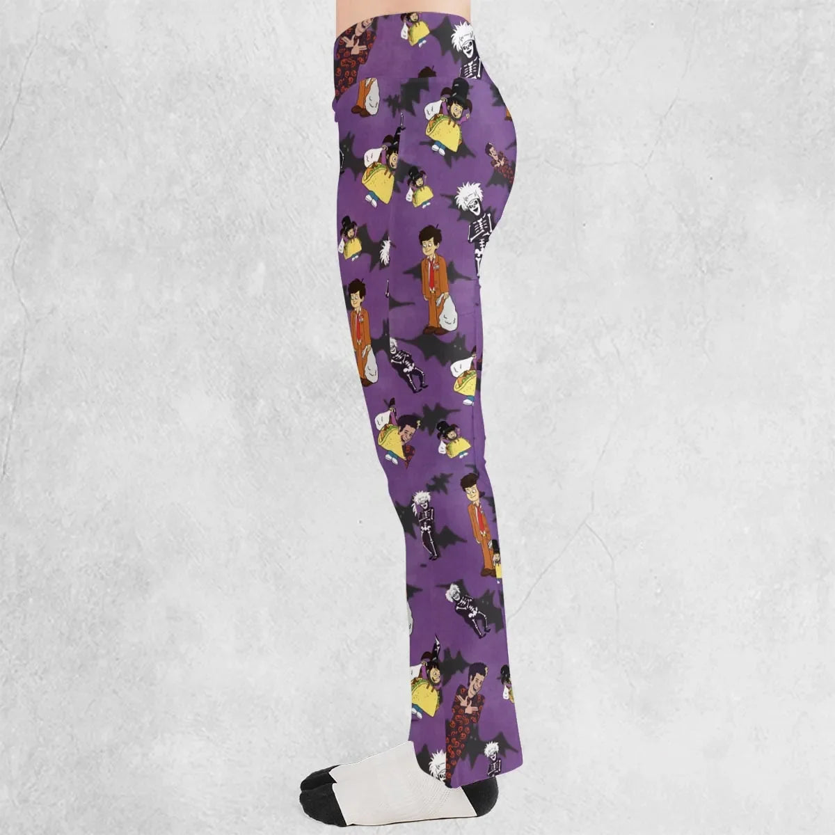 SNL David S. Pumpkins Animated Special Flare Leggings