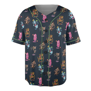 Funny Cereal Monsters Universal Monsters Unisex Baseball Jersey