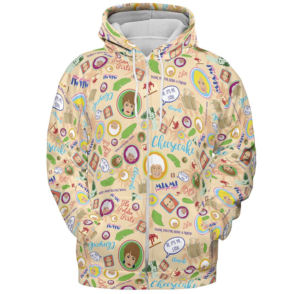 All-over Print Hoodie - 9KCWGQMN -  - 3