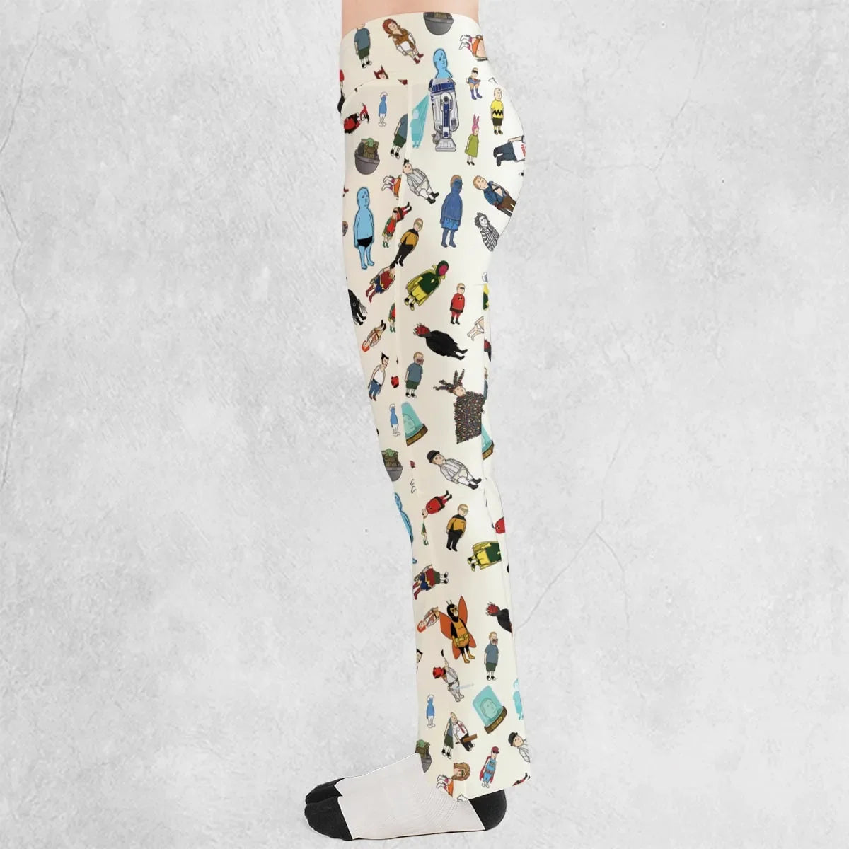 Bobby Hill King Of The Hill Pattern Flare Leggings