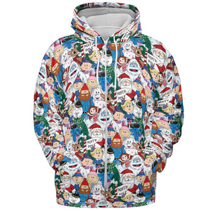 All-over Print Hoodie - 4B1CW9TT -  - 3