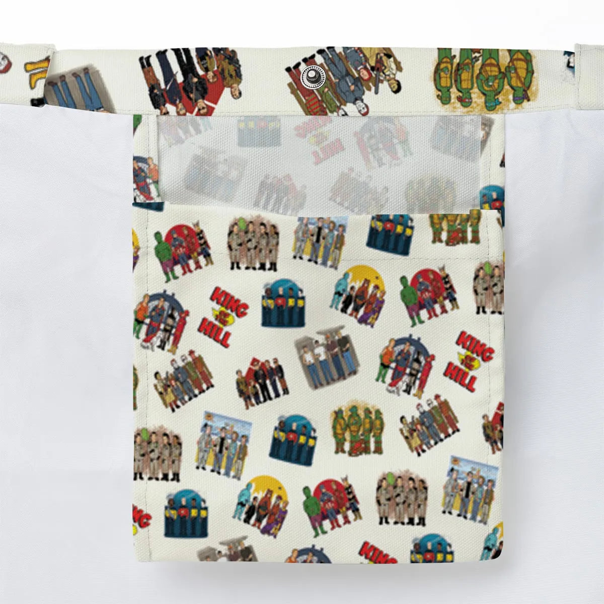 Hank Hill's Friends King Of The Hill Parody Large Tote Bag