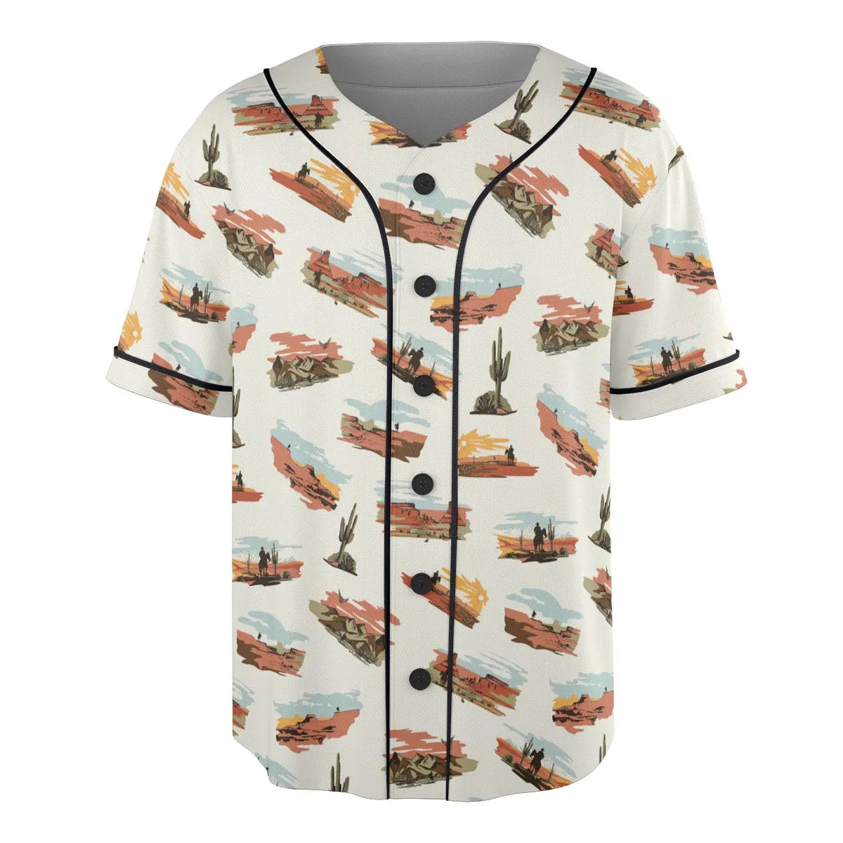 Wild West John Wayne Unisex Baseball Jersey