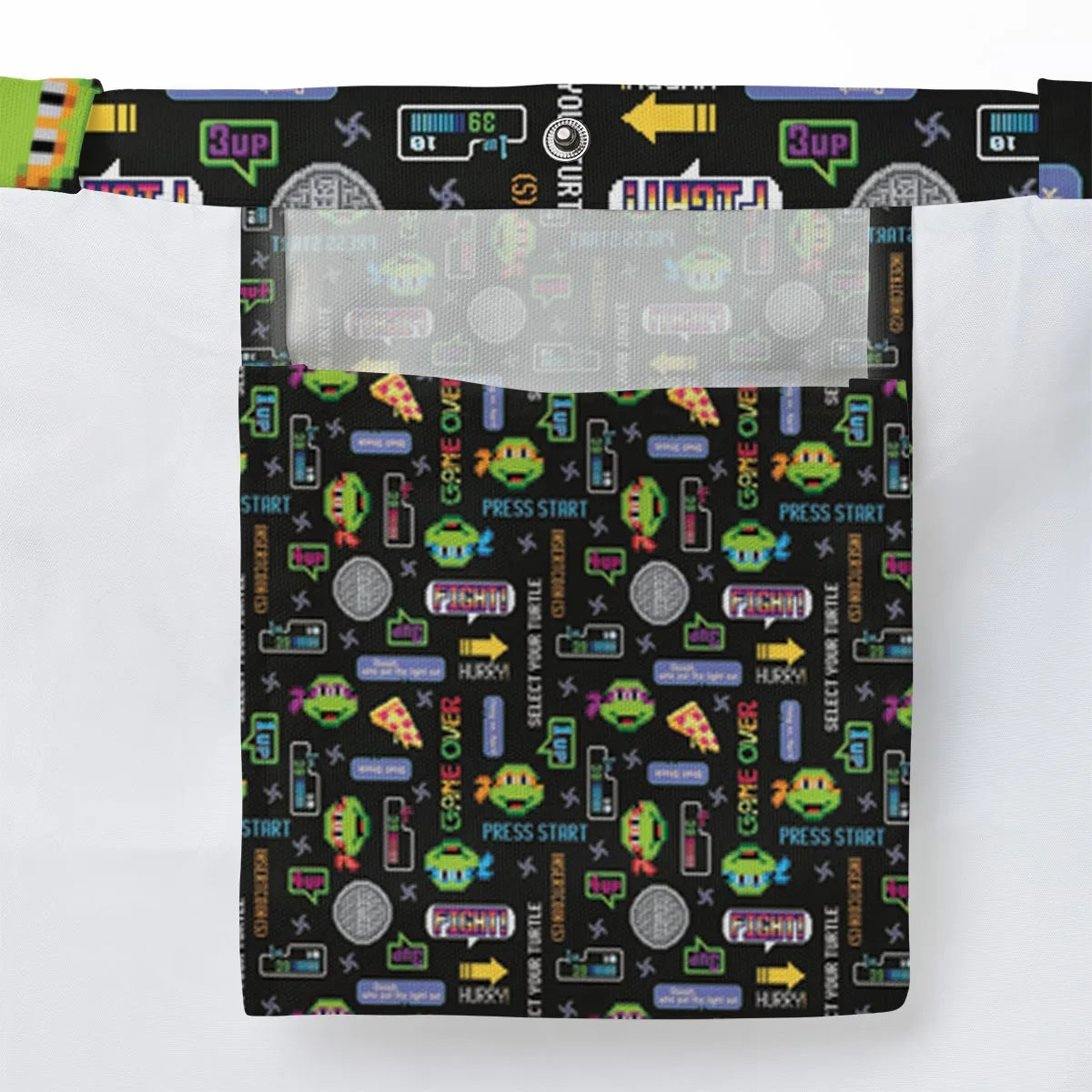The TMNT Pixel Characters Large Tote Bag