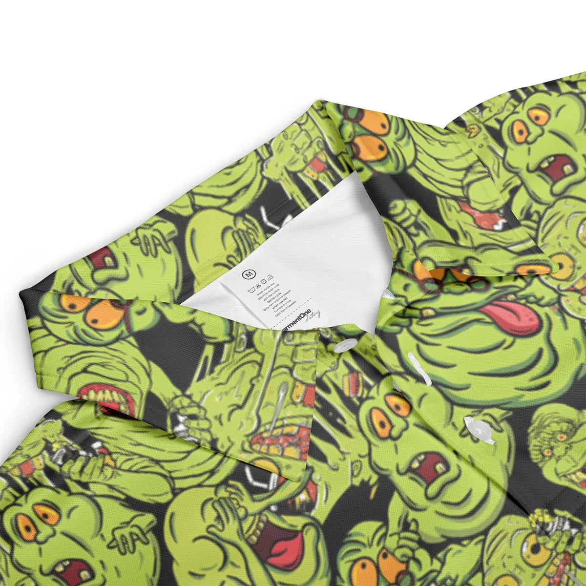 Funny Slimer Ghostbusters AOP Men/Women Polo Shirt
