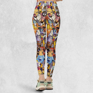 Dogs From Famous Cartoons Legging