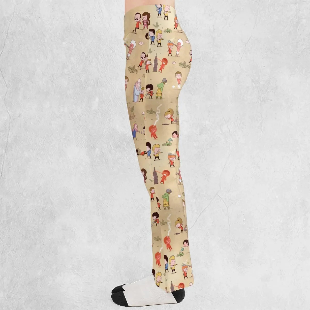 Pyramid America Star Trek Characters Flare Leggings