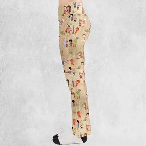 Pyramid America Star Trek Characters Flare Leggings