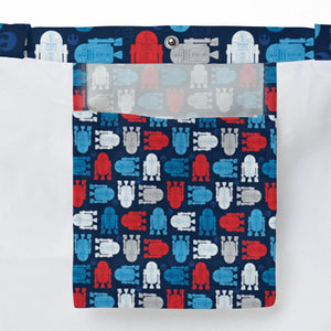 R2-D2 Star Wars 4th of July Pattern Large Tote Bag