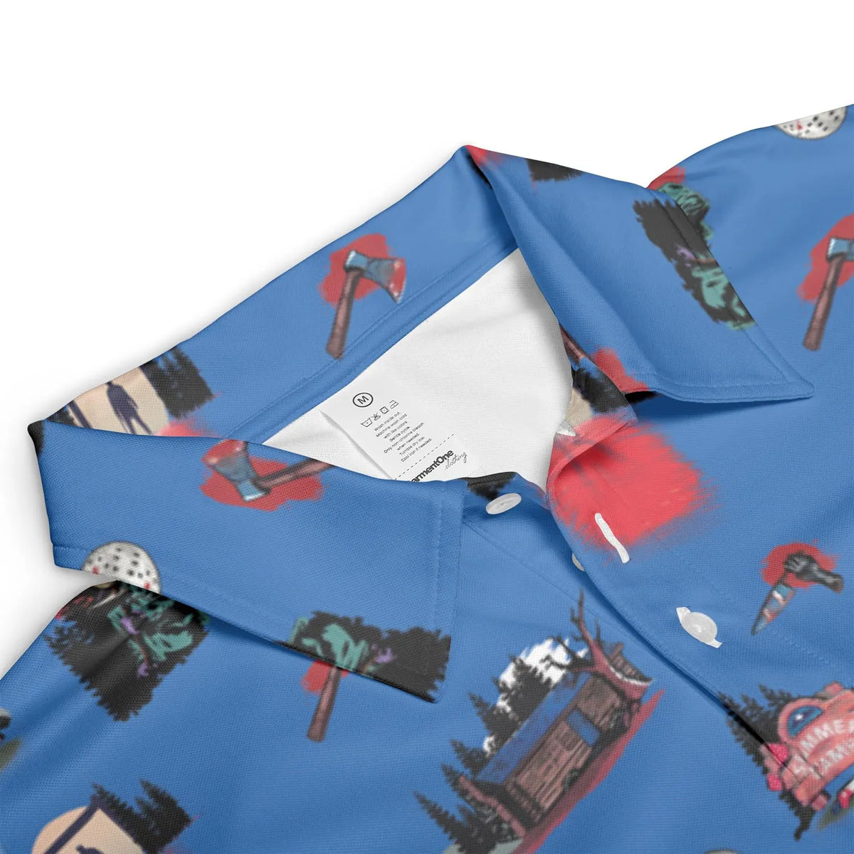 Jason Vorhees Camp Crystal Lake Halloween AOP Men/Women Polo Shirt
