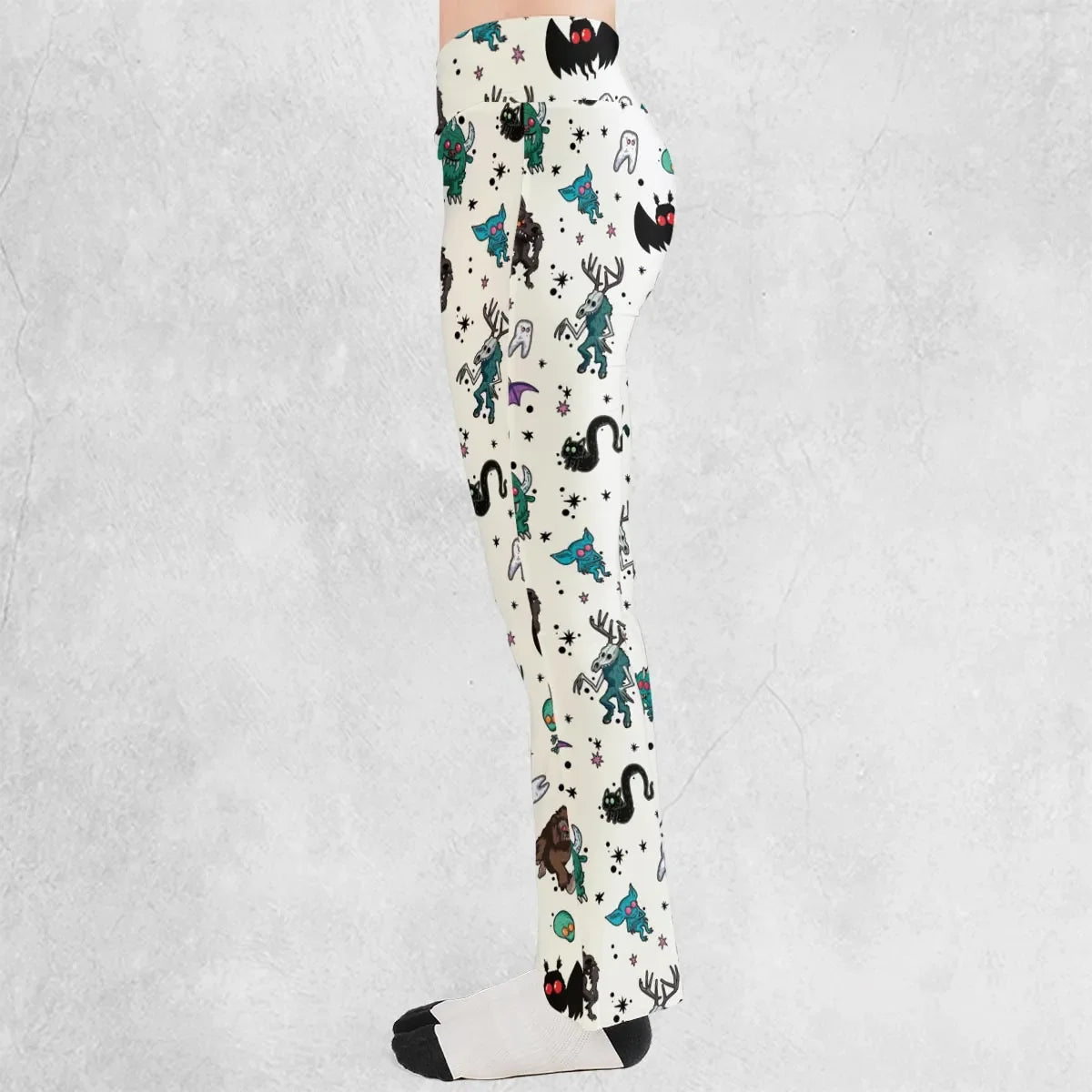 Cryptids of the Americas Cryptozoology Cryptids Monster Flare Leggings