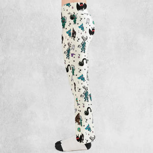 Cryptids of the Americas Cryptozoology Cryptids Monster Flare Leggings