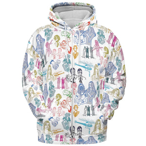 She Has The Strength To Do Anything The Bionic Woman All-over Print Hoodie