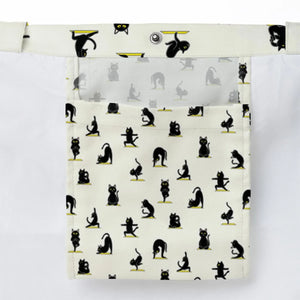 Bombay Cat Yoga Pattern Large Tote Bag