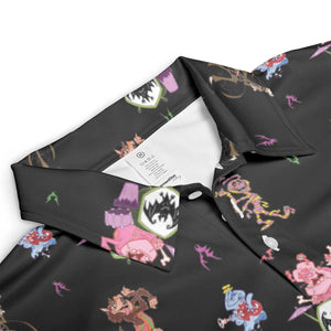 Monsters Cereal Pattern AOP Men/Women Polo Shirt