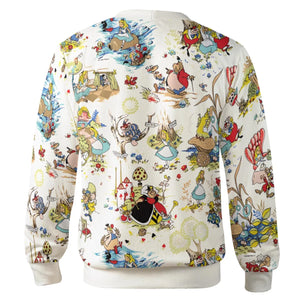Alice In Wonderland Pattern Cardigan