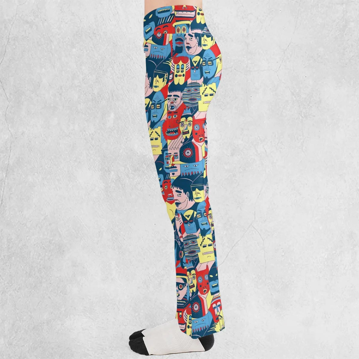 Trash Monsters Adult Swim Flare Leggings