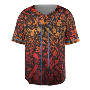 Red Moggle Final Fantasy Unisex Baseball Jersey