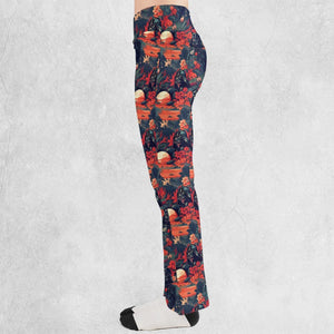 Dark Side of the Tropics Flare Leggings