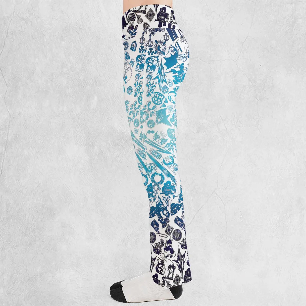 Blue Moggle Final Fantasy Flare Leggings