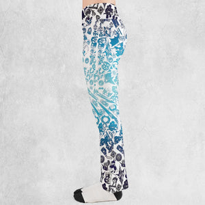 Blue Moggle Final Fantasy Flare Leggings