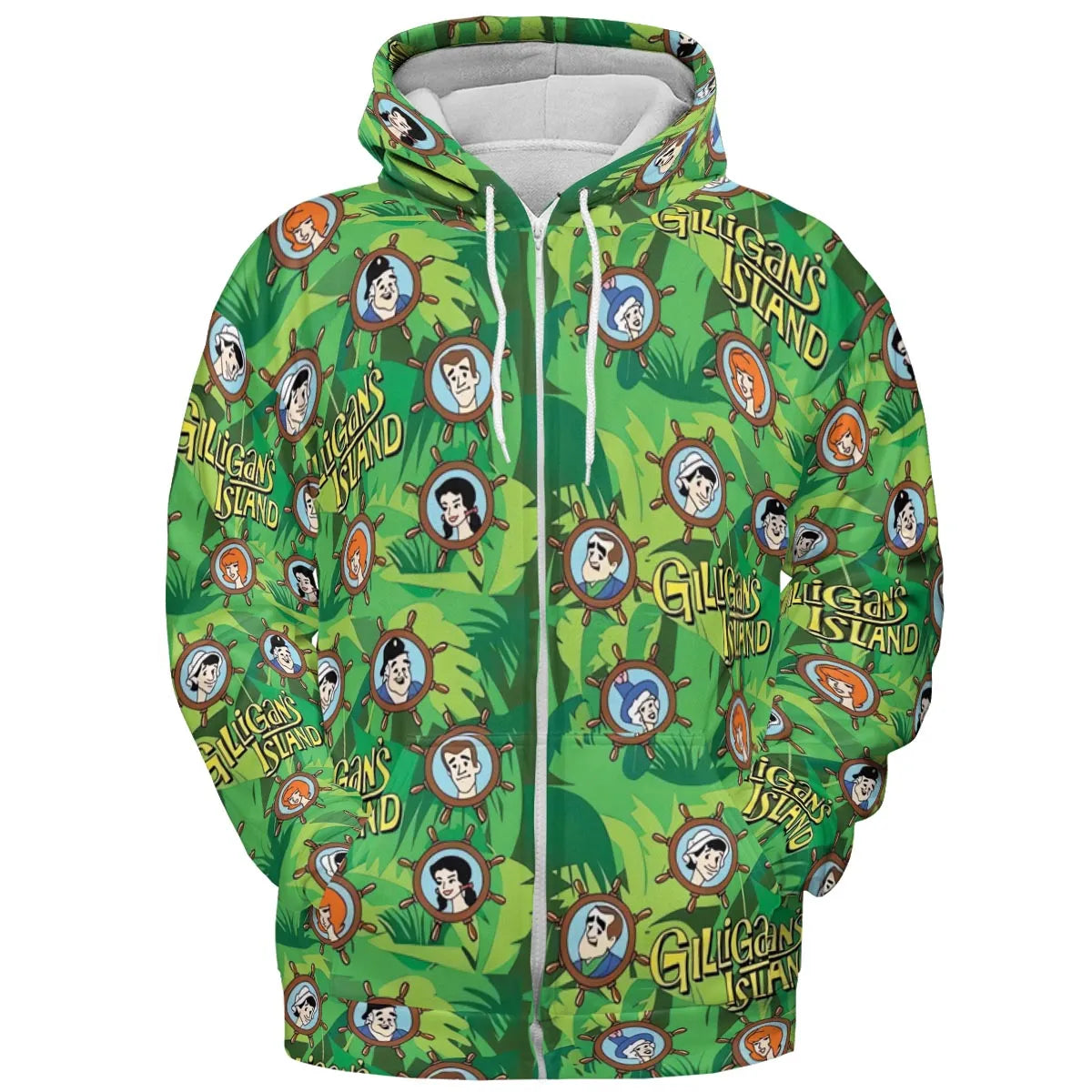 Gilligan's Island Characters All-over Print Hoodie