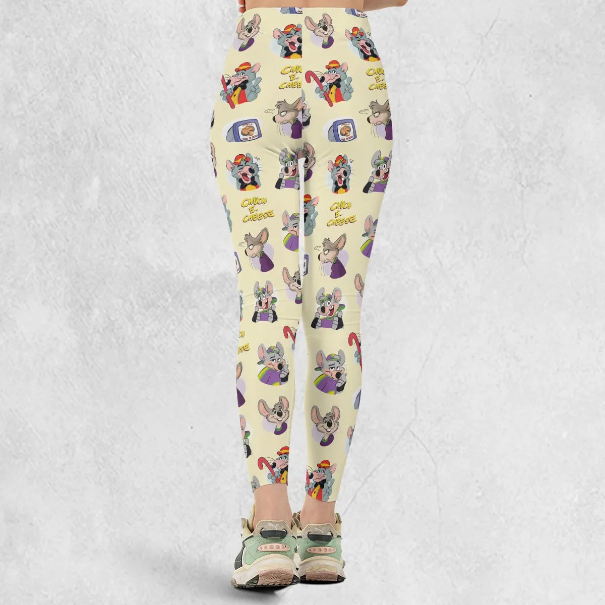 Chuck E. Cheese Pattern Legging