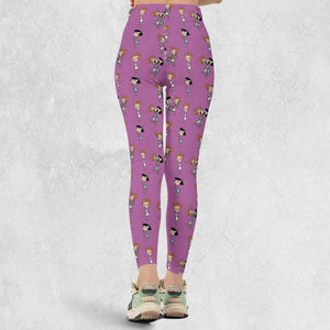 Wilma and Betty The Flintstones Legging
