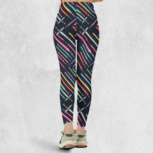 Lightsabers Star Wars Pattern Legging